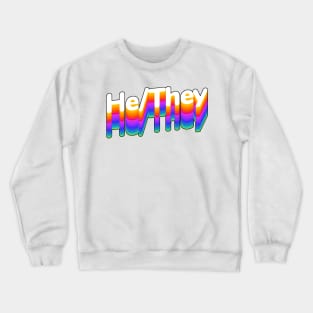 He/They Crewneck Sweatshirt